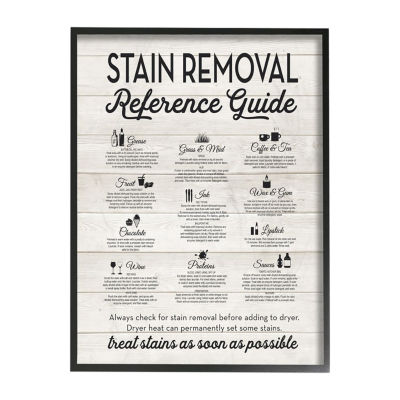 24''X30'' Stain Removal Print