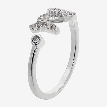 Sparkle Allure Zodiac 2MM Cubic Zirconia Pure Silver Over Sparkle Allure Zodiac 2MM Cubic Zirconia Pure Silver Over