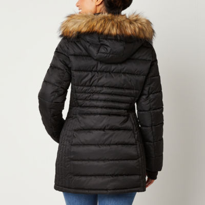 Hfx Womens Removable Hood Heavyweight Puffer Jacket