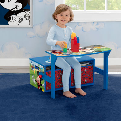 Disney Mickey Mouse Kids Wooden Storage Bench