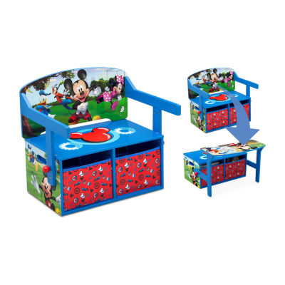 Disney Mickey Mouse Kids Wooden Storage Bench