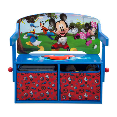 Disney Mickey Mouse Kids Wooden Storage Bench