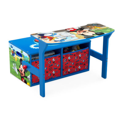 Disney Mickey Mouse Kids Wooden Storage Bench