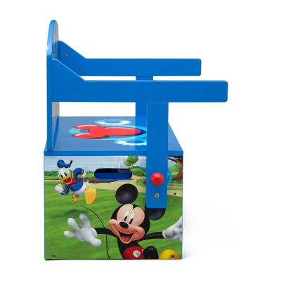 Disney Mickey Mouse Kids Wooden Storage Bench