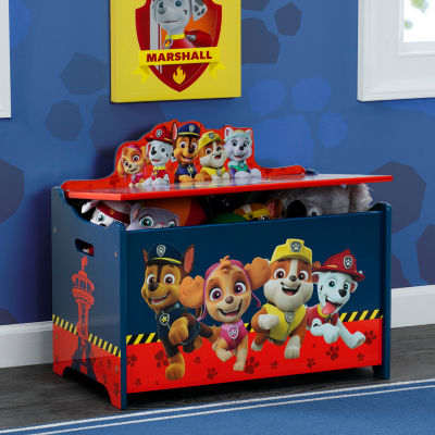 PAW Patrol Kids Deluxe Wooden Toy Box