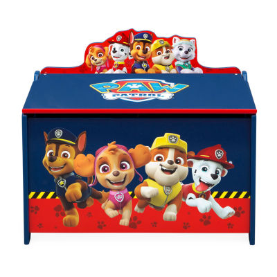 PAW Patrol Kids Deluxe Wooden Toy Box