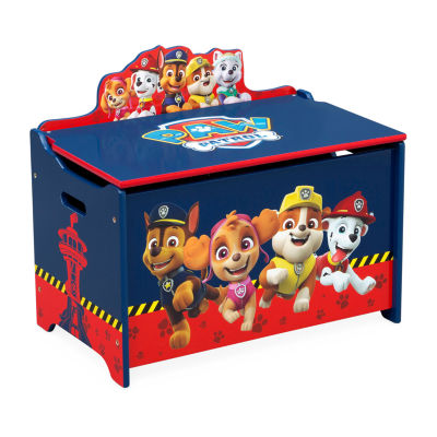 PAW Patrol Kids Deluxe Wooden Toy Box