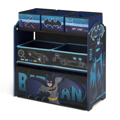 DC Comics Batman 6-Cubby Toy Organizer