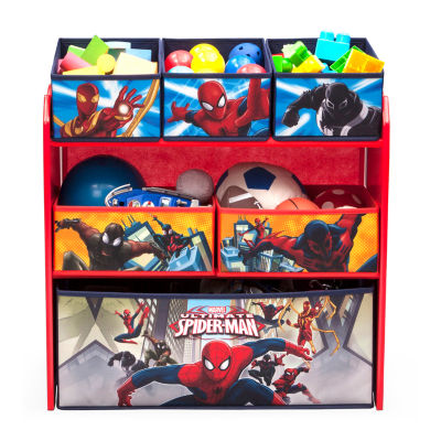 Marvel Spider-Man 6-Cubby Toy Organizer