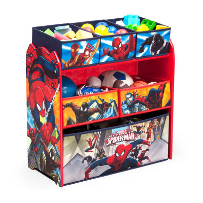 Marvel Spider-Man 6-Cubby Toy Organizer