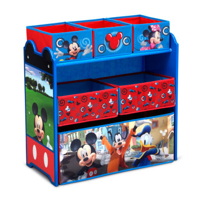 Disney Mickey Mouse 6-Cubby Toy Organizer