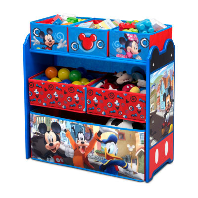 Disney Mickey Mouse 6-Cubby Toy Organizer