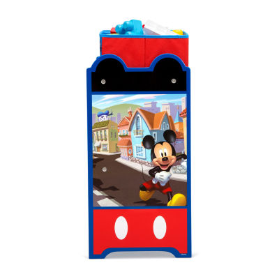 Disney Mickey Mouse 6-Cubby Toy Organizer
