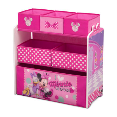 Disney Minnie Mouse 6-Cubby Toy Organizer