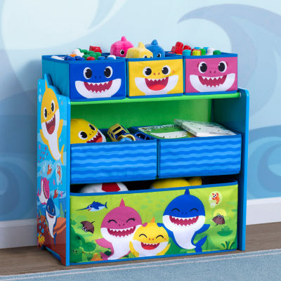 Baby Shark 6-Cubby Toy Organizer