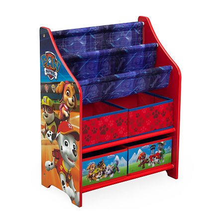 PAW Patrol Kids 4-Cubby Toy Organizer, One Size, Red