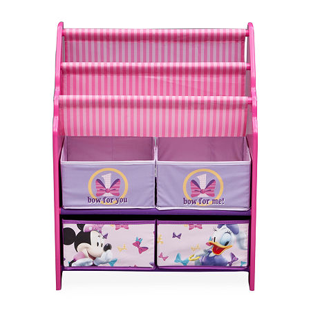 Disney Minnie Mouse 4-Cubby Toy Organizer, One Size, Pink