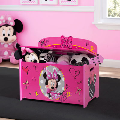 Disney Minnie Mouse Wooden Toy Box