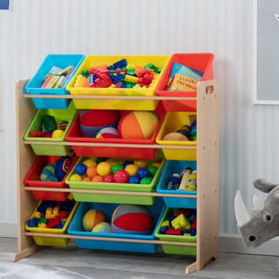 12-Cubby Toy Organizer