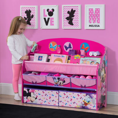 Disney Minnie Mouse 5-Cubby Toy Organizer