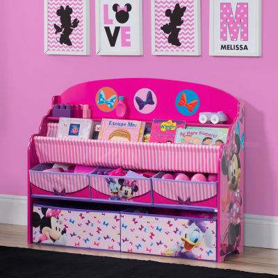 Disney Minnie Mouse 5-Cubby Toy Organizer