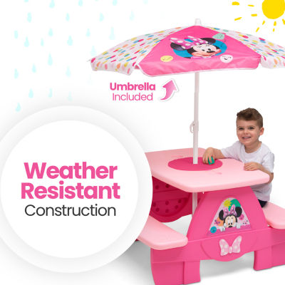 Disney Minnie Mouse Playdate Picnic Table