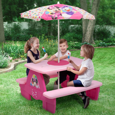 Disney Minnie Mouse Playdate Picnic Table