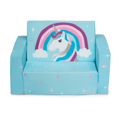 Convertible Kids Chair Blue