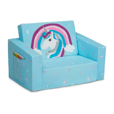 Convertible Kids Chair Blue