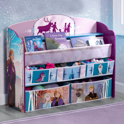 Disney Frozen II Deluxe Toy and Book Organizer