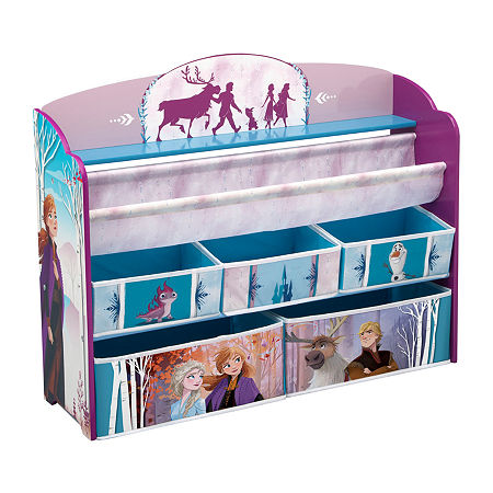 Disney Frozen II Deluxe Toy and Book Organizer, One Size, Purple -  79445780018
