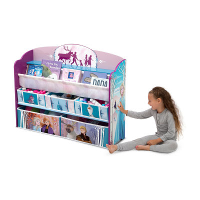 Disney Frozen II Deluxe Toy and Book Organizer