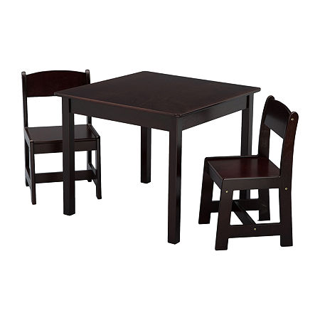 My Size Table And Chair Set, One Size, Brown