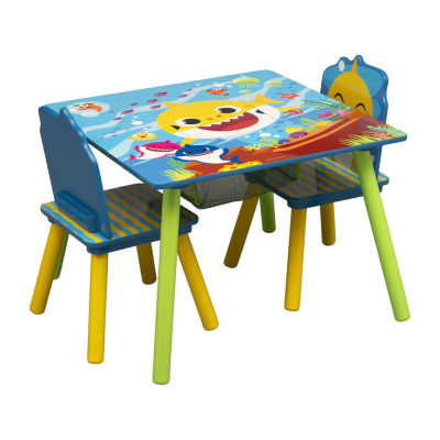 Baby Shark Kids Table and Chair Set