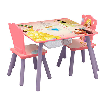 Disney Princess Kids Table And Chair Set, One Size, Pink