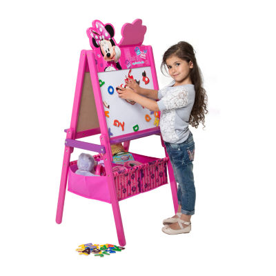 Delta Children Minnie Mouse Wooden Double-Sided Activity Easel Minnie Mouse Easels