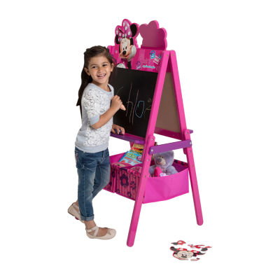 Delta Children Minnie Mouse Wooden Double-Sided Activity Easel Minnie Mouse Easels