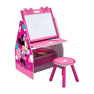 Delta Children Minnie Mouse Deluxe Kids Art Table Minnie Mouse 2-pc. Easel