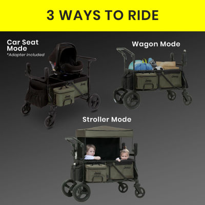 Delta Children Jeep Deluxe Wrangler Stroller Wagon