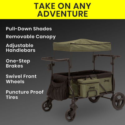 Delta Children Jeep Deluxe Wrangler Stroller Wagon