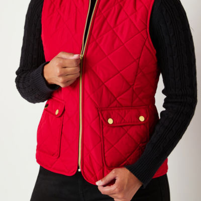 St. John's Bay Womens Quilted Vest