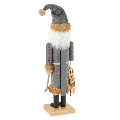 North Pole Trading Co. 14in Woodland Christmas Nutcracker