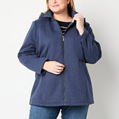 Blue Plus Size Coats Jackets for Women JCPenney