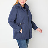 Blue Plus Size Coats Jackets for Women JCPenney