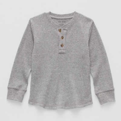 Okie Dokie Toddler & Little Boys Long Sleeve Henley Shirt