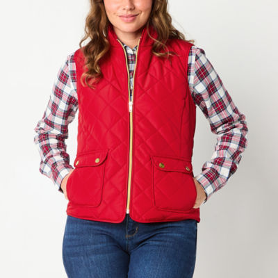 St. John's Bay Womens Quilted Vest