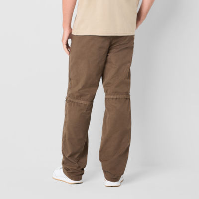 Arizona Mens Straight Fit Zip-Off Cargo Pant