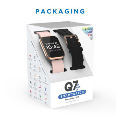 Q7 Womens Pink Smart Watch Q72s01a-P02