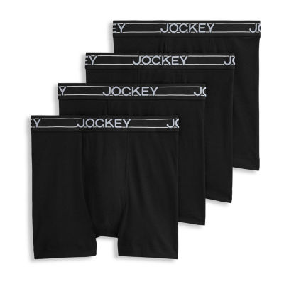 Jockey Everyday Casual Lightweight Cotton Blend Mens Boxer Briefs