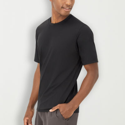 Hanes Moves Mens Crew Neck Short Sleeve Moisture Wicking T-Shirt